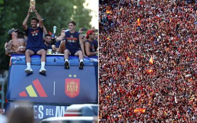 Mashabiki Milioni 1.8 Wamiminika Madrid Kumpongeza Hispania Baada ya Kutwaa Kombe la Dunia - Global Publishers