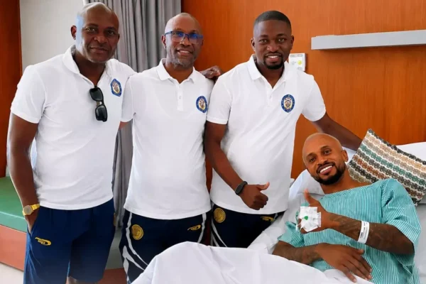 Ibenge Amtembelea Pacome Hospitalini Baada ya Kuumia Dar