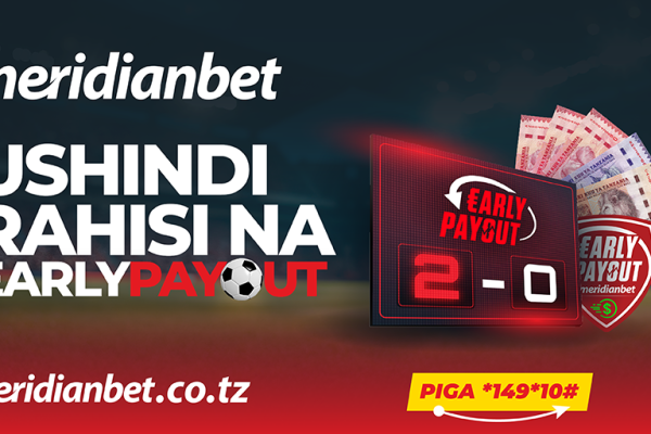 Beti Leo na Early Payout ya Meridianbet, Lipwa Kabla ya Filimbi ya Mwisho