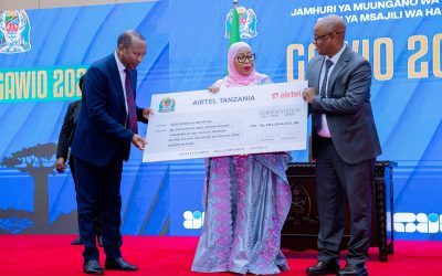 Airtel Yakabidhi Serikali Gawio La Sh Bilioni 65.48, Yafikisha Sh Bilioni 350 Tangu 2019 - Global Publishers