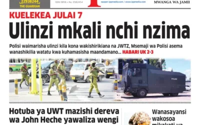 Habari kubwa za Magazeti ya Tanzania leo Julai 6, 2026 - Global Publishers