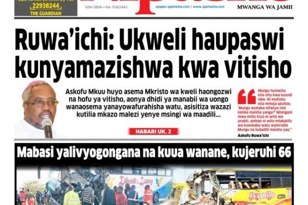 Habari kubwa za Magazeti ya Tanzania leo Agosti 3, 2026