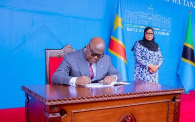 Rais Samia Akutana na Rais Félix Tshisekedi Ikulu Ndogo Zanzibar – (Video +Picha) - Global Publishers
