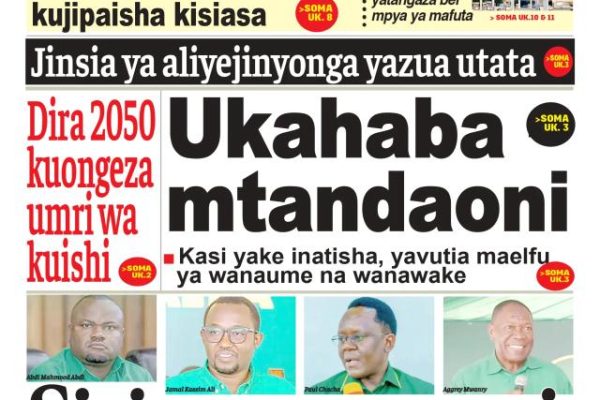 Habari kubwa za Magazeti ya Tanzania leo Agosti 9, 2026