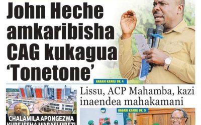 Habari kubwa za Magazeti ya Tanzania leo Agosti 12, 2026 - Global Publishers