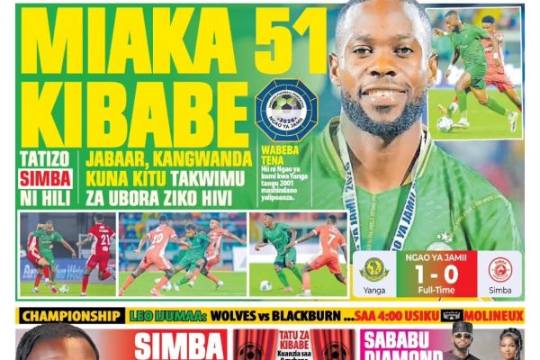 Habari kubwa za Magazeti ya Tanzania leo Agosti 14, 2026