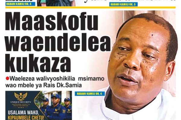 Habari kubwa za Magazeti ya Tanzania leo Agosti 15, 2026