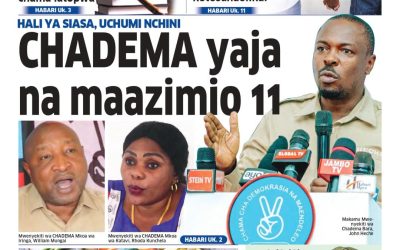 Habari kubwa za Magazeti ya Tanzania leo Agosti 16, 2026 - Global Publishers