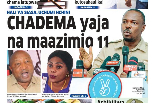 Habari kubwa za Magazeti ya Tanzania leo Agosti 16, 2026