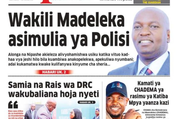 Habari kubwa za Magazeti ya Tanzania leo Agosti 19, 2026