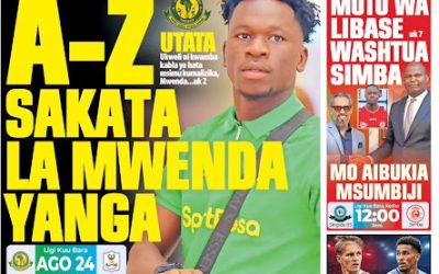 Habari kubwa za Magazeti ya Tanzania leo Agosti 21, 2026 - Global Publishers