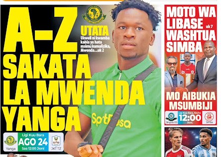 Habari kubwa za Magazeti ya Tanzania leo Agosti 21, 2026