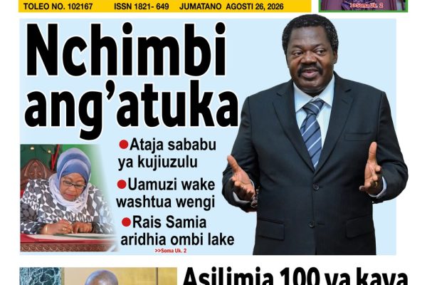 Habari kubwa za Magazeti ya Tanzania leo Agosti 26, 2026