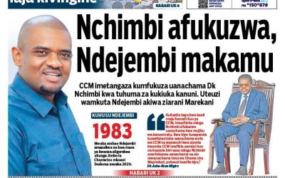 Habari kubwa za Magazeti ya Tanzania leo Agosti 27, 2026 - Global Publishers