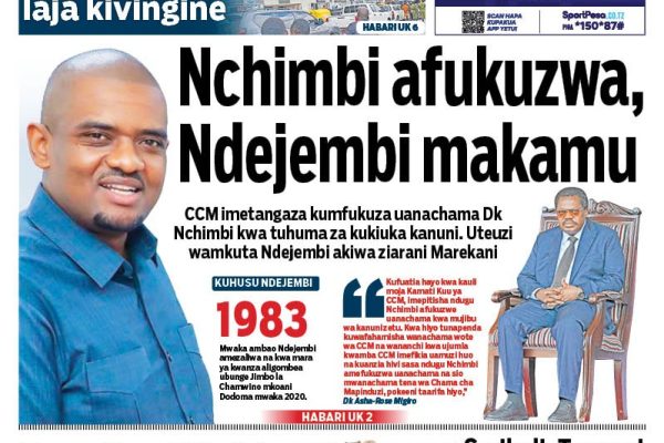 Habari kubwa za Magazeti ya Tanzania leo Agosti 27, 2026