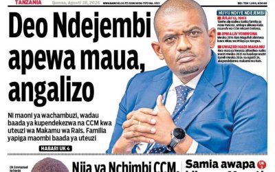 Habari kubwa za Magazeti ya Tanzania leo Agosti 28, 2026 - Global Publishers