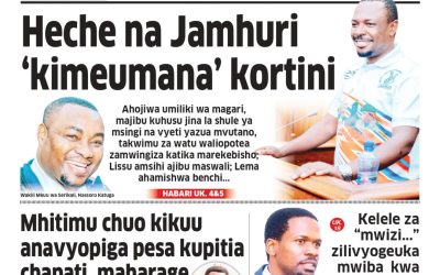 Habari kubwa za Magazeti ya Tanzania leo Septemba 15, 2026 - Global Publishers