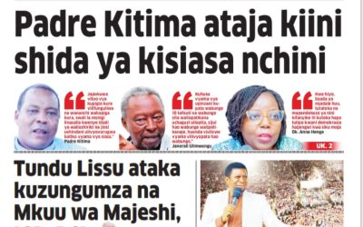 Habari kubwa za Magazeti ya Tanzania leo Septemba 16, 2026 - Global Publishers