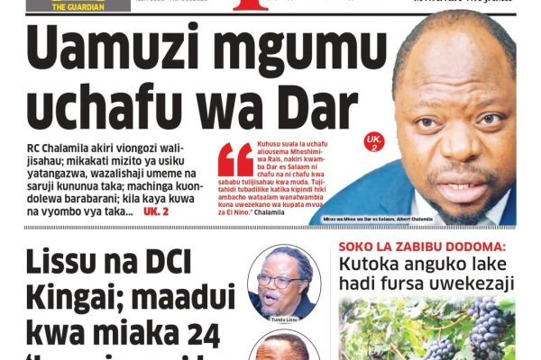 Habari kubwa za Magazeti ya Tanzania leo Septemba 18, 2026