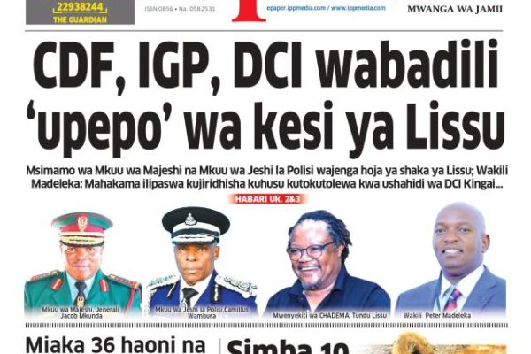 Habari kubwa za Magazeti ya Tanzania leo Septemba 21, 2026