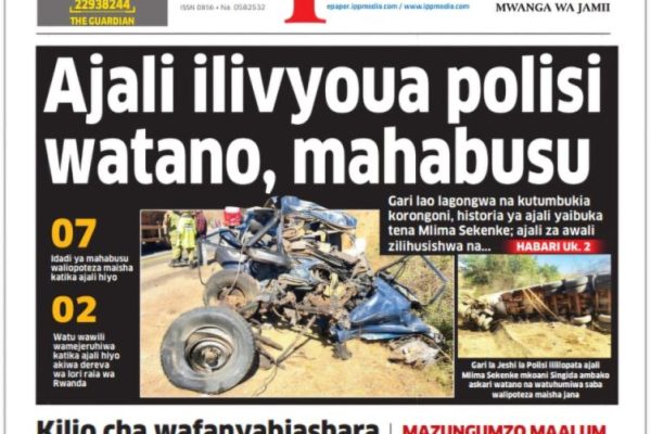 Habari kubwa za Magazeti ya Tanzania leo Septemba 22, 2026