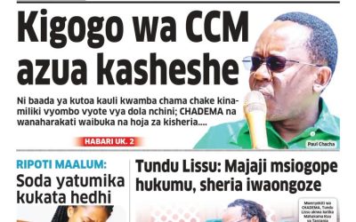 Habari kubwa za Magazeti ya Tanzania leo Septemba 29, 2026 - Global Publishers