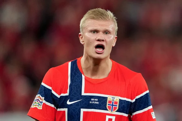 Haaland wa Moto Afikisha Goli 64 Timu ya Taifa Norway