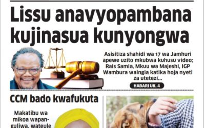 Habari kubwa za Magazeti ya Tanzania leo Septemba 28, 2026 - Global Publishers