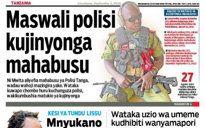 Habari kubwa za Magazeti ya Tanzania leo Septemba 2, 2026 - Global Publishers