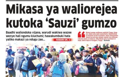 Habari kubwa za Magazeti ya Tanzania leo Septemba 7, 2026 - Global Publishers