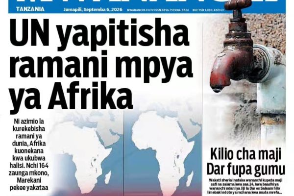 Habari kubwa za Magazeti ya Tanzania leo Septemba 6, 2026