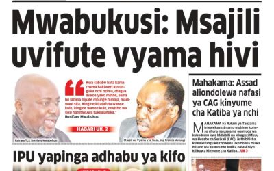 Habari kubwa za Magazeti ya Tanzania leo Oktoba 8, 2026 - Global Publishers