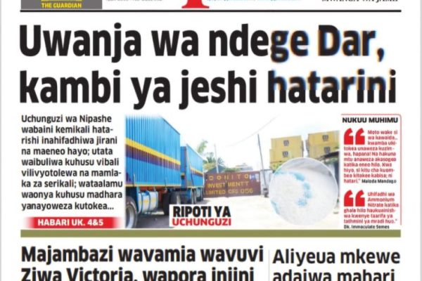 Habari kubwa za Magazeti ya Tanzania leo Oktoba 12, 2026