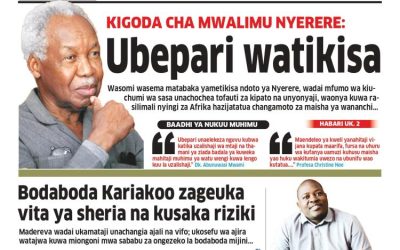 Habari kubwa za Magazeti ya Tanzania leo Oktoba 13, 2026 - Global Publishers