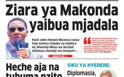 Habari kubwa za Magazeti ya Tanzania leo Oktoba 14, 2026 - Global Publishers