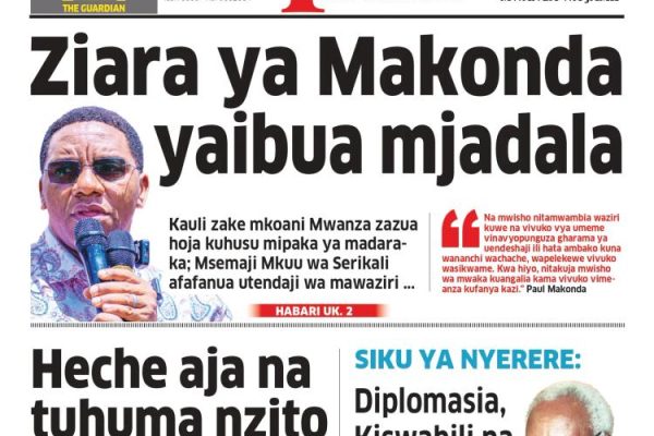 Habari kubwa za Magazeti ya Tanzania leo Oktoba 14, 2026