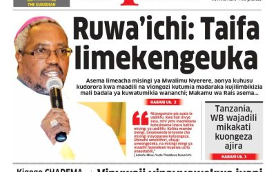 Habari kubwa za Magazeti ya Tanzania leo Oktoba 15, 2026 - Global Publishers