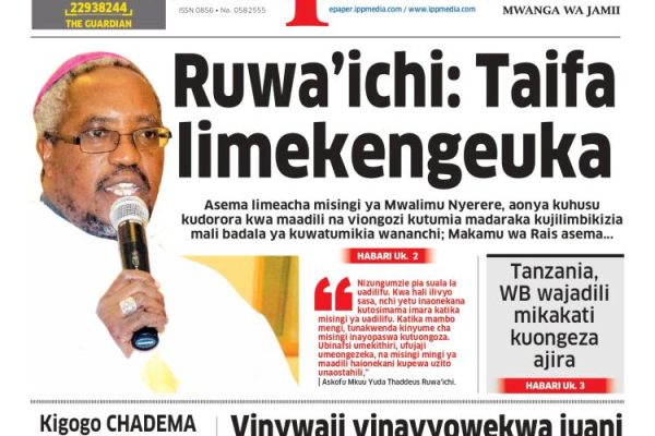 Habari kubwa za Magazeti ya Tanzania leo Oktoba 15, 2026