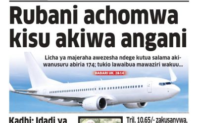 Habari kubwa za Magazeti ya Tanzania leo Oktoba 2, 2026 - Global Publishers