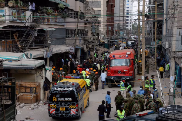 Kenya: Jengo la Ghorofa Laporomoka Nairobi, Watu Wahofiwa Kunasa
