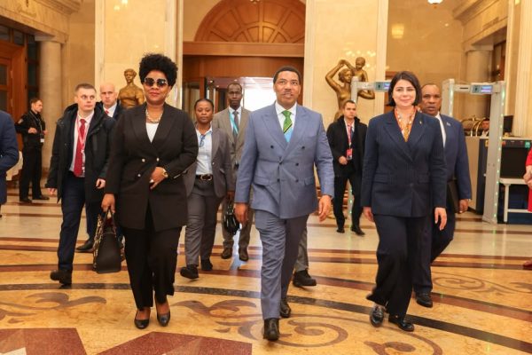 Mwigulu Atua Urusi Kumwakilisha Rais Samia Katika Mkutano