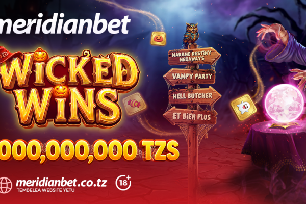 Hadi 1,000x Ya Dau, Meridianbet Na Msisimko Wa Halloween Kupitia Wicked Wins