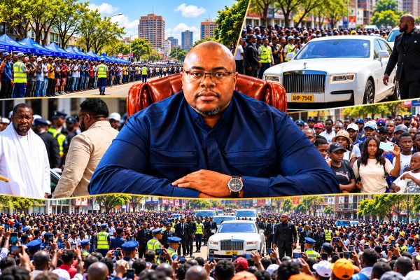 Umati Mkubwa Wajitokeza Kuaga Mwili wa Chivayo na Mke Wake Harare, Zimbabwe